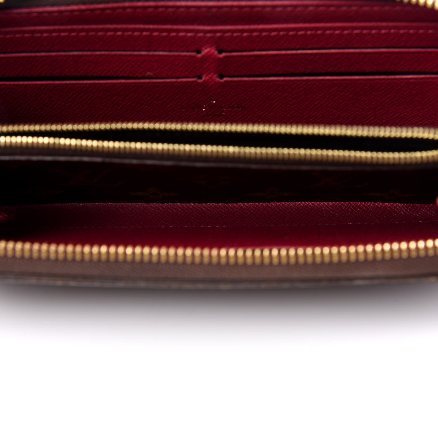Louis Vuitton Monogram Clemence Wallet Fuchsia 4 of 9