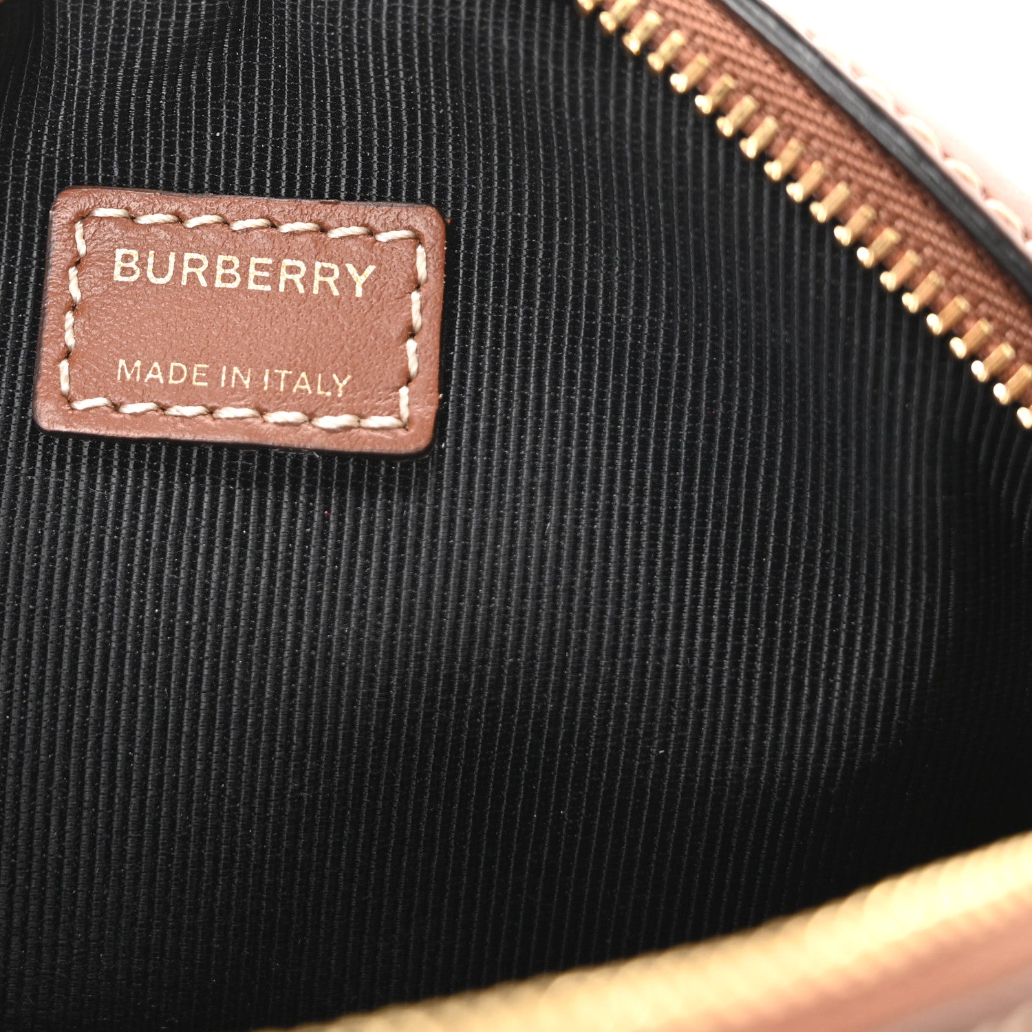 Burberry Canvas Calfskin Louise Bag Natural 6 of 11