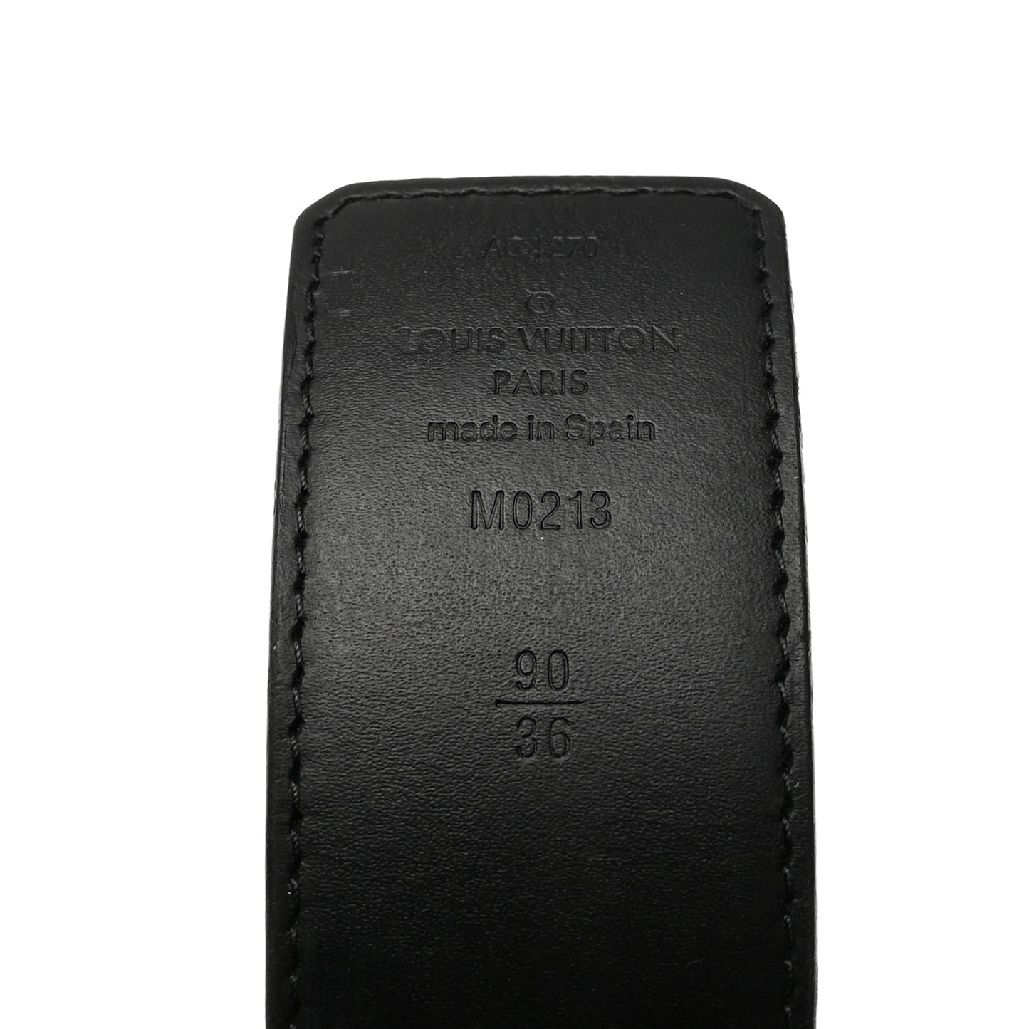 Damier Graphite 40mm LV Initiales Belt 90 36