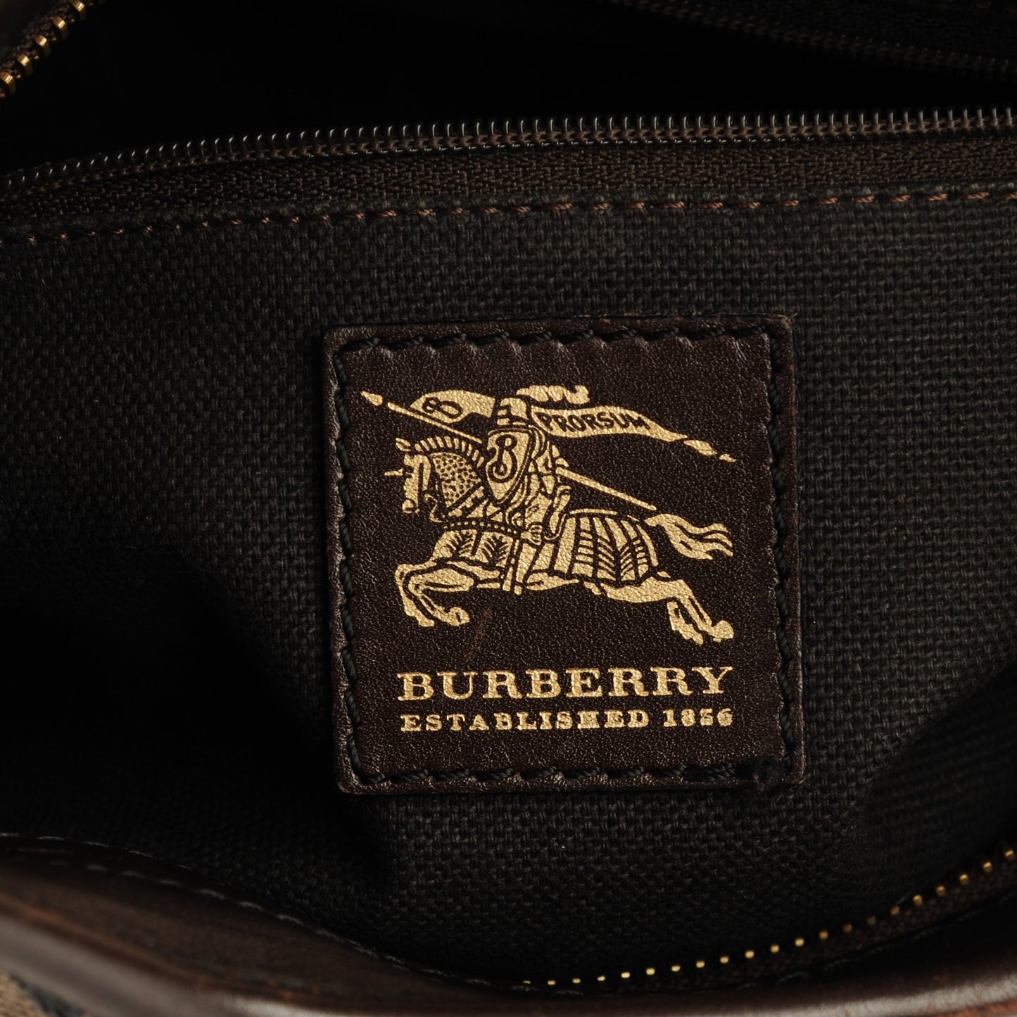 Haymarket Check Small Brooklyn Hobo Brown