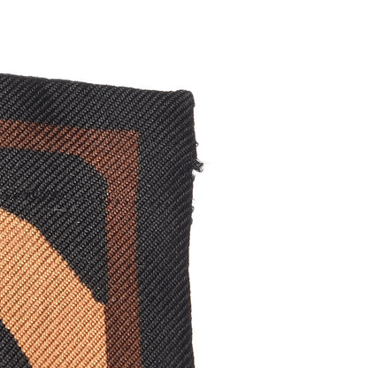Louis Vuitton Silk Leopard Bandeau Scarf Marron 4 of 4