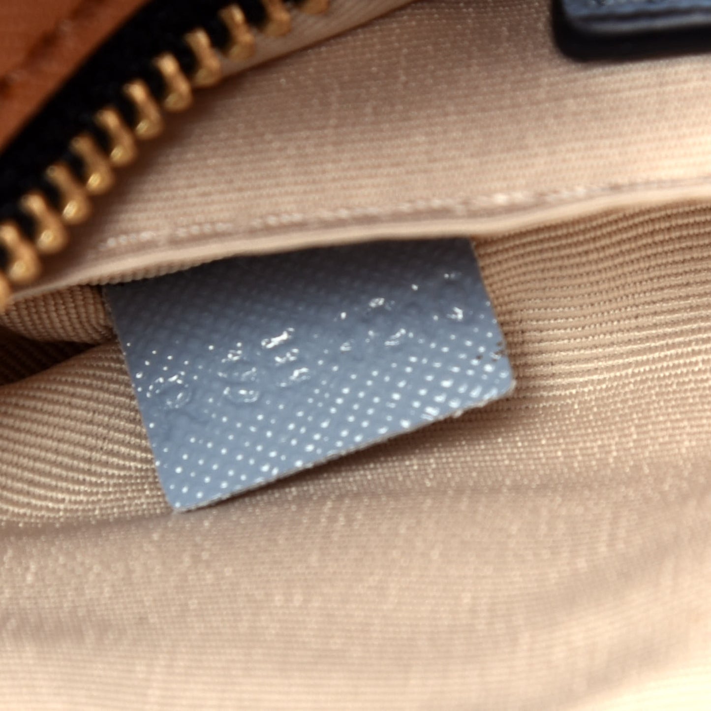 Saffiano Small Snapshot Camera Bag Light Blue