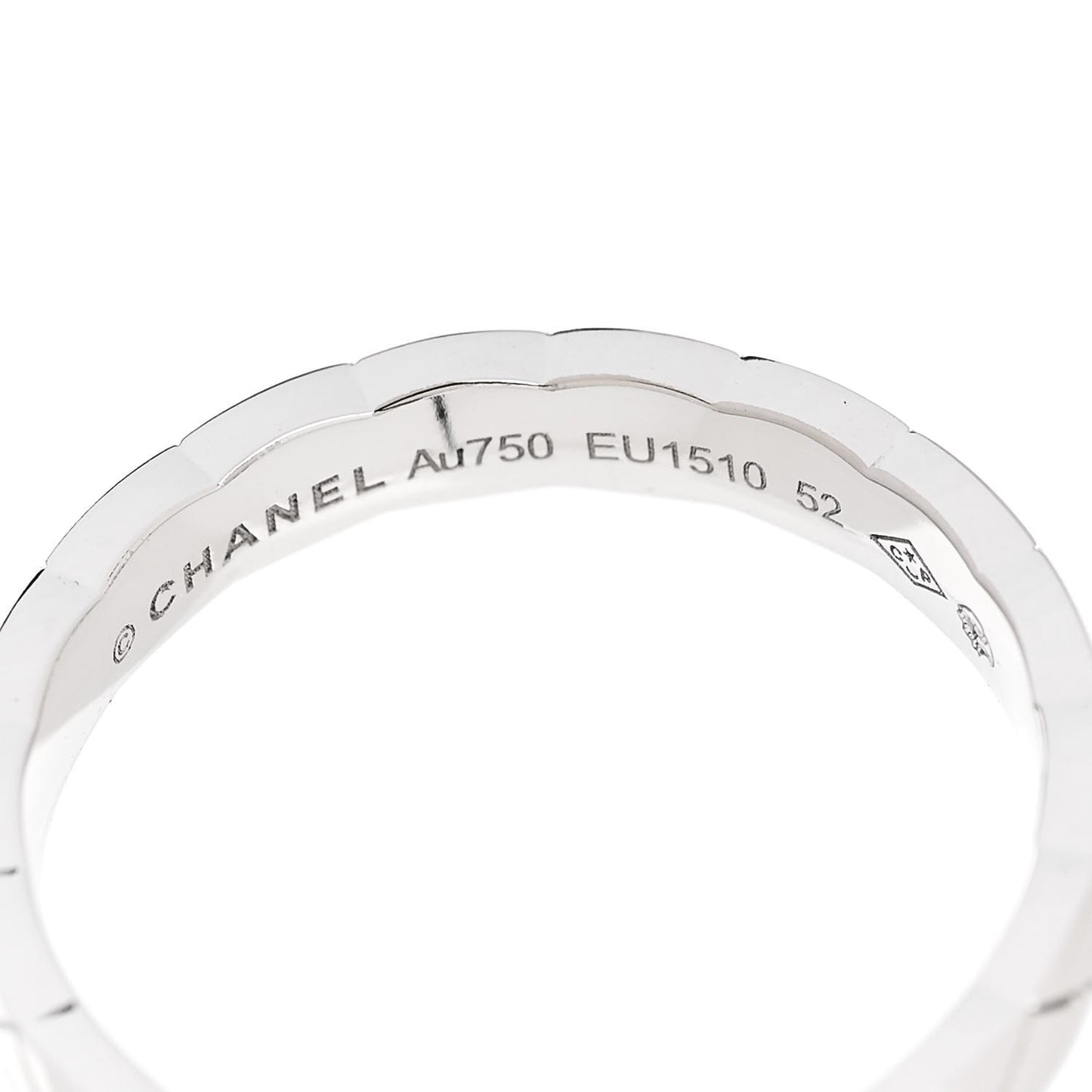 18K White Gold Mini Coco Crush Ring 52 6