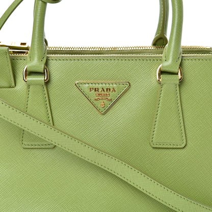 Prada Saffiano Lux Mini Galleria Double Zip Tote Prato 8 of 12