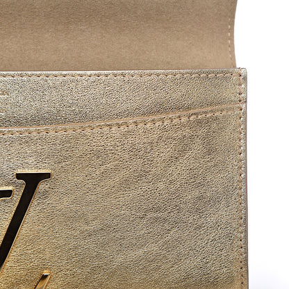 Louis Vuitton Calfskin Neo Sobe Louise EW Clutch Gold 8 of 13