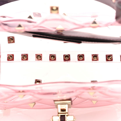 Valentino Garavani PVC Mini Candystud Top Handle Bag Rubin 5 of 11