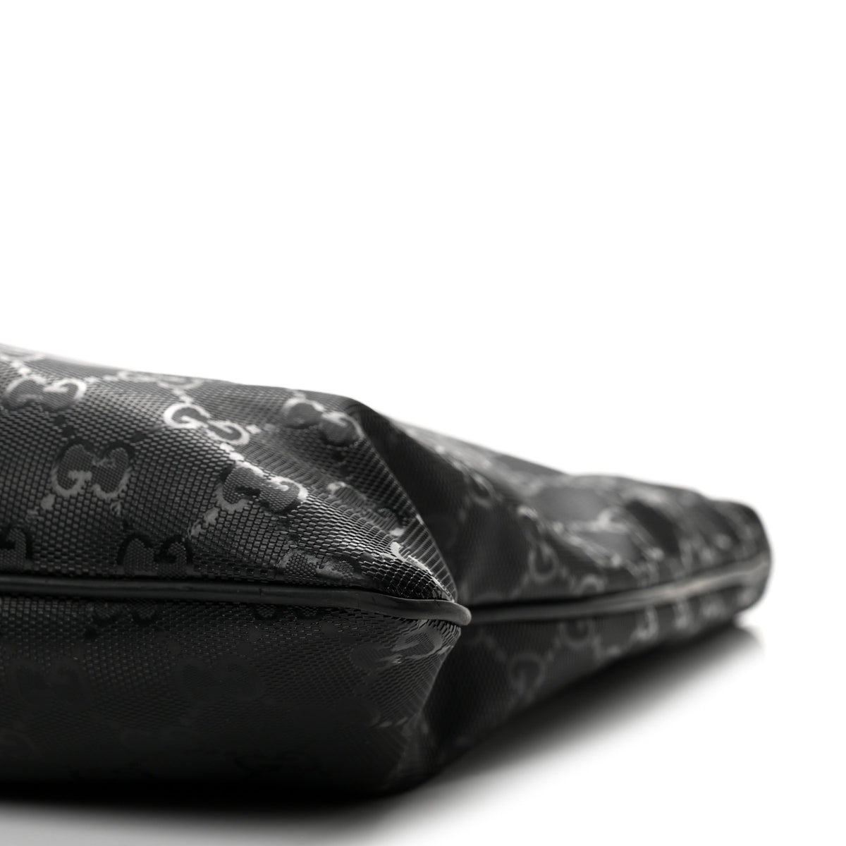 Imprime Monogram Medium Flat Messenger Bag Black