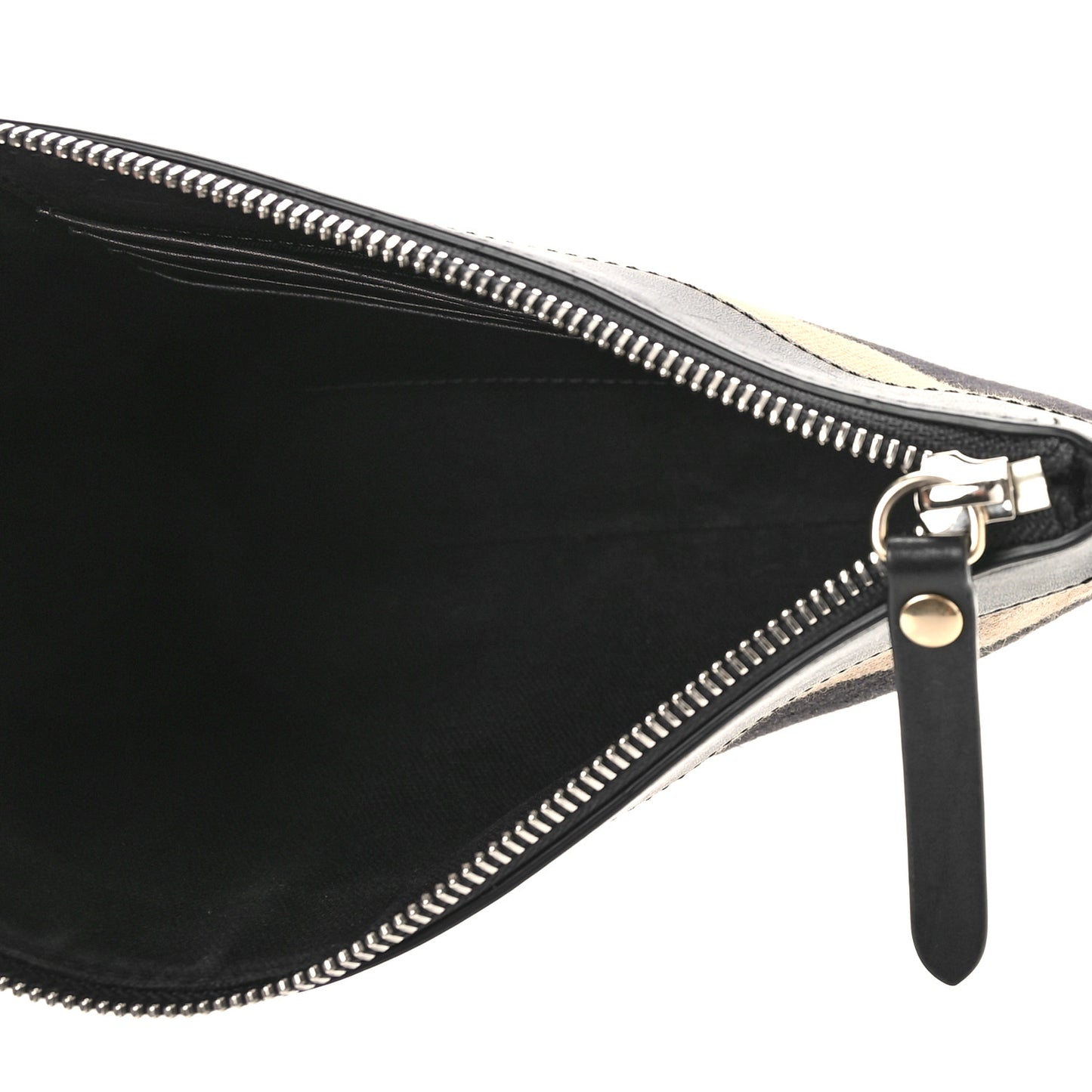 Mega Check Peyton Crossbody Clutch Bag Black