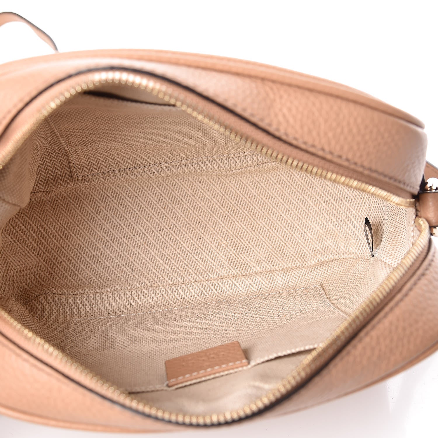 Gucci Pebbled Calfskin Small Soho Disco Bag Rose Beige 7 of 10