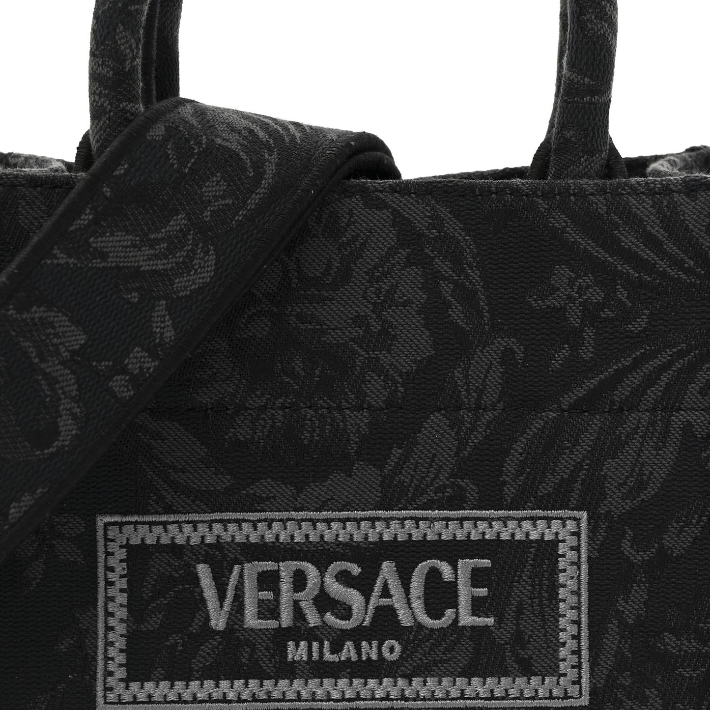 Jacquard Barocco Extra Small Athena Tote Tote Black