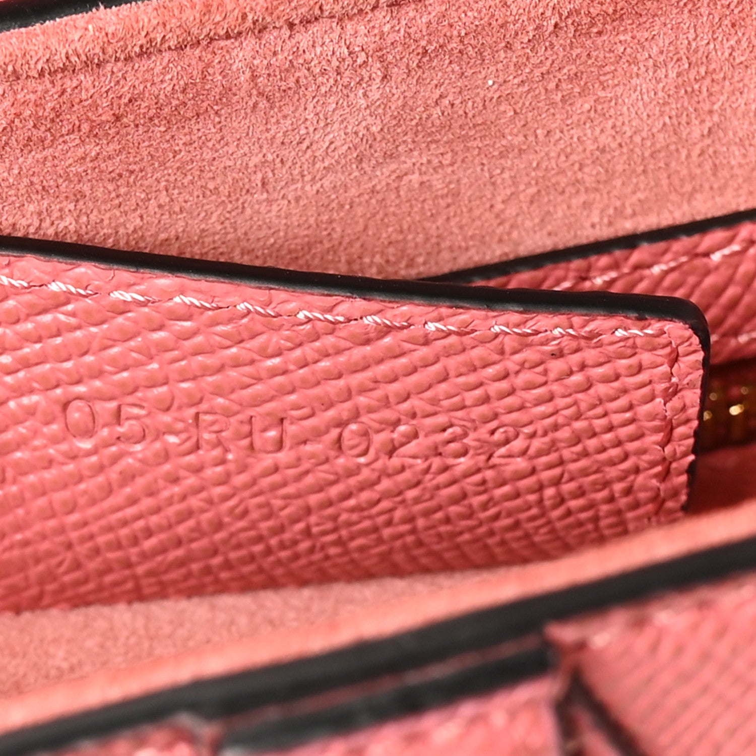 Christian Dior Grained Calfskin Saddle Bag Pink 7 of 10