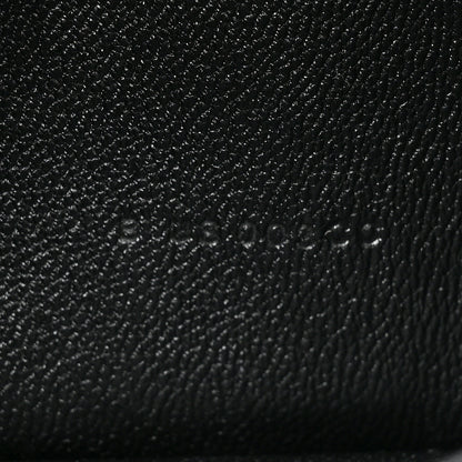 Hermes Matte Alligator Bearn Gusset Wallet Black 10 of 10