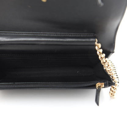 Chanel Caviar Quilted Boy Wallet On Chain WOC Black 5 of 15