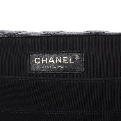 Chanel Calfskin Quilted XXL Travel Flap Bag Black 5 of 11