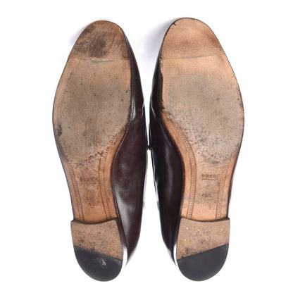 Gucci Calfskin Womens Jordaan Loafers 40.5 Fondente Brown 7 of 20