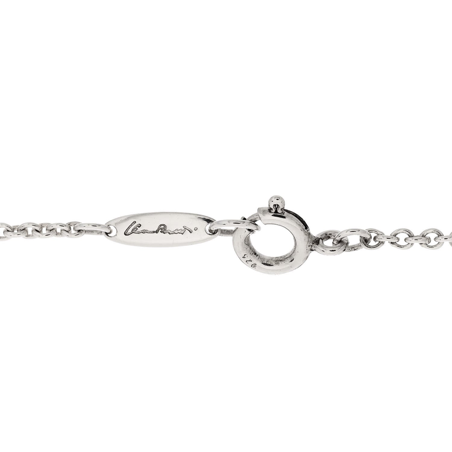 Tiffany Sterling Silver Elsa Peretti Five Station Teardrop Bracelet 4 of 5