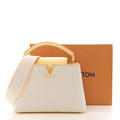 Louis Vuitton Canvas Taurillon Capucines BB Plume Yellow 12 of 12