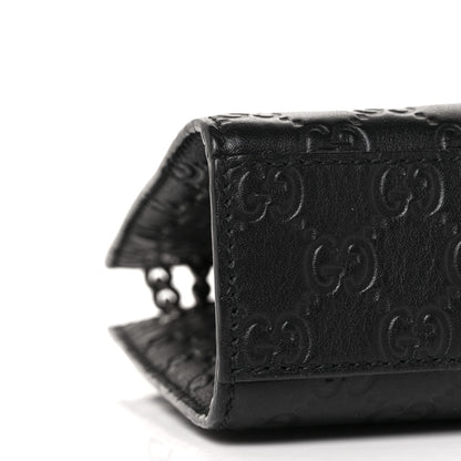 Gucci Guccissima Small Emily Shoulder Bag Black 7 of 8
