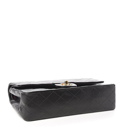 Chanel Lambskin Quilted Medium Double Flap Black 3 of 10