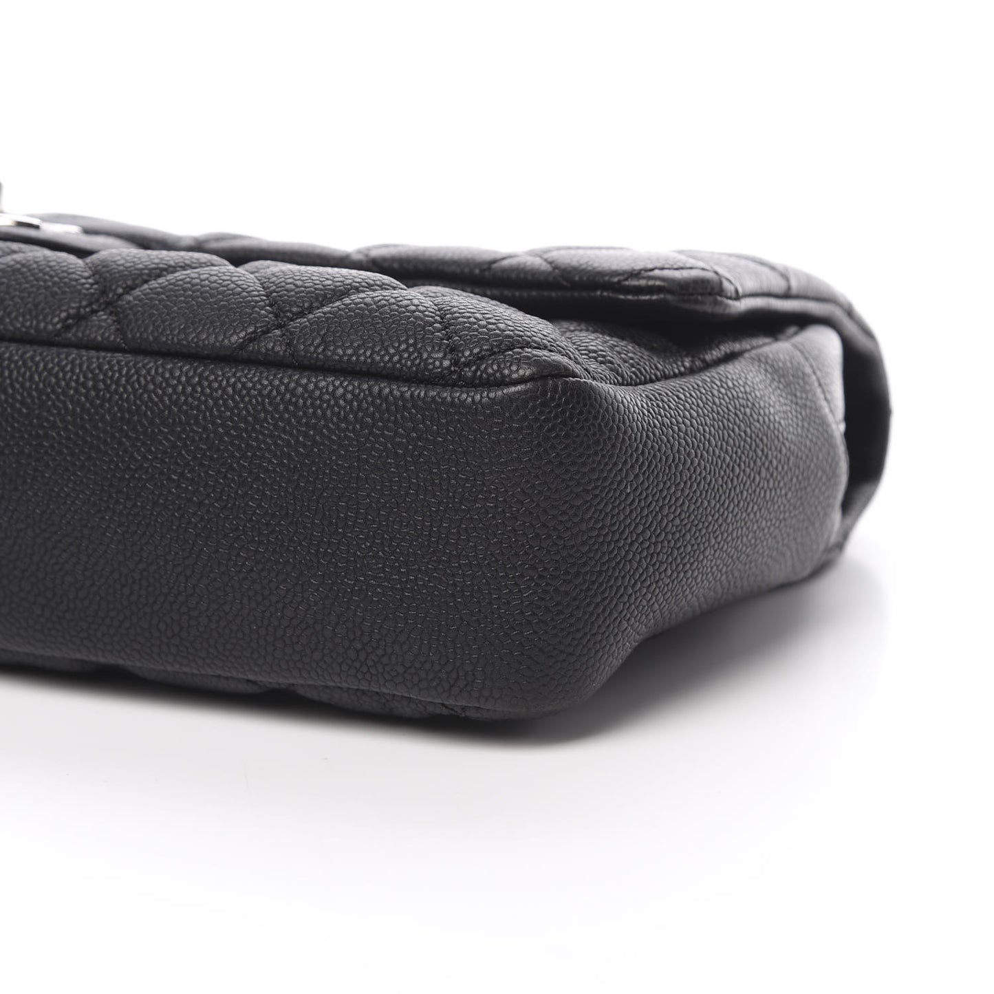 Caviar Quilted Jumbo Easy Flap Black