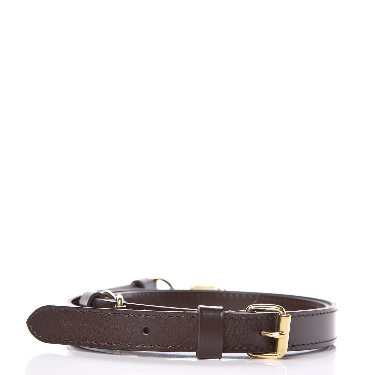 Calfskin Adjustable Speedy Bandouliere Shoulder Strap Brown