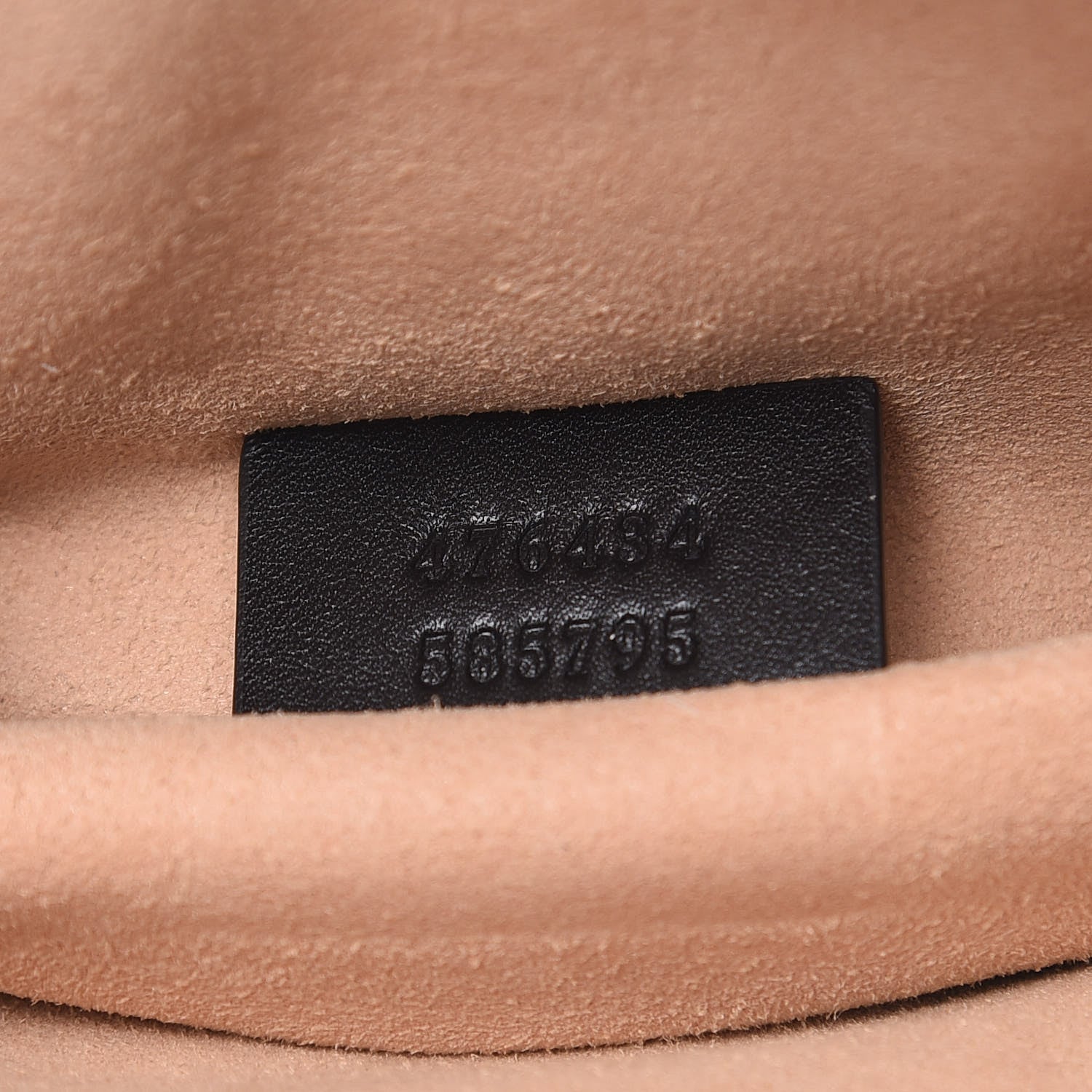 Gucci Calfskin Matelasse GG Marmont Belt Bag 95 38 Black 7 of 10