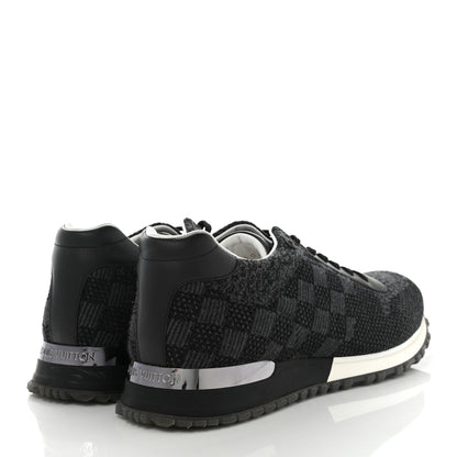 Louis Vuitton Calfskin Damier Run Away Sneakers 9.5 Graphite 4 of 12