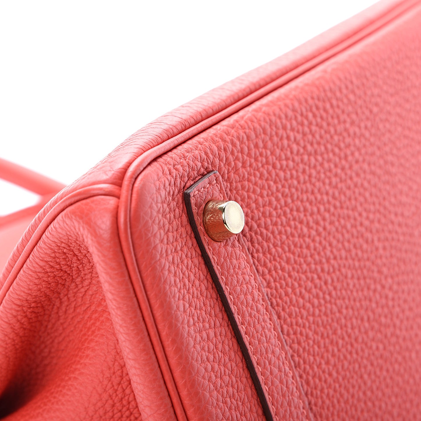 Togo Birkin 30 Rouge Pivoine