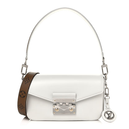 Louis Vuitton Calfskin Reverse Monogram Swing White 1 of 11