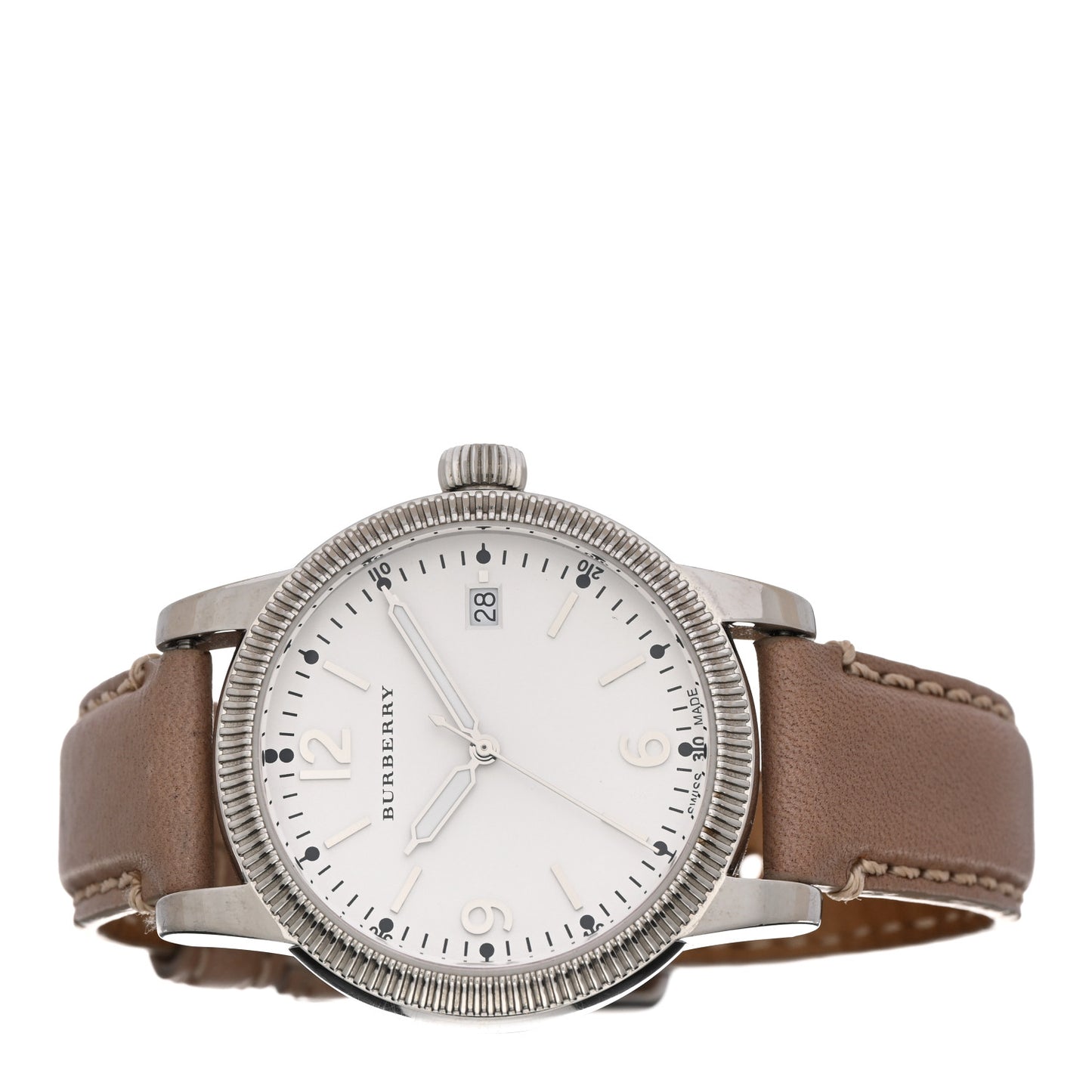 Stainless Steel Calfskin 38mm The City Quartz Watch BU7822