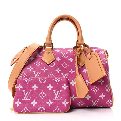 Louis Vuitton Calfskin Monogram Speedy P9 Bandouliere 25 Agate 4 of 21