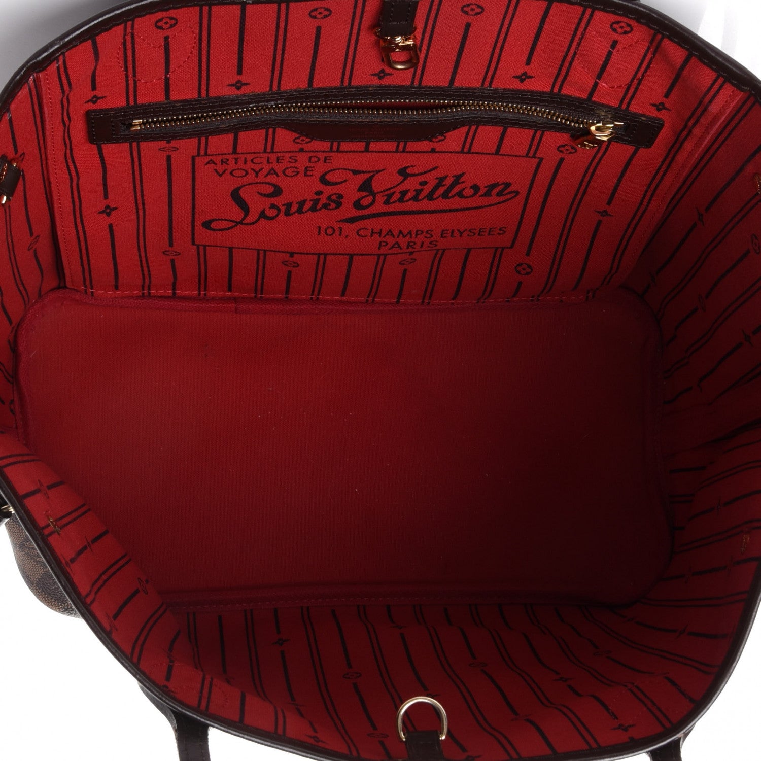 Louis Vuitton Damier Ebene Neverfull MM 4 of 5