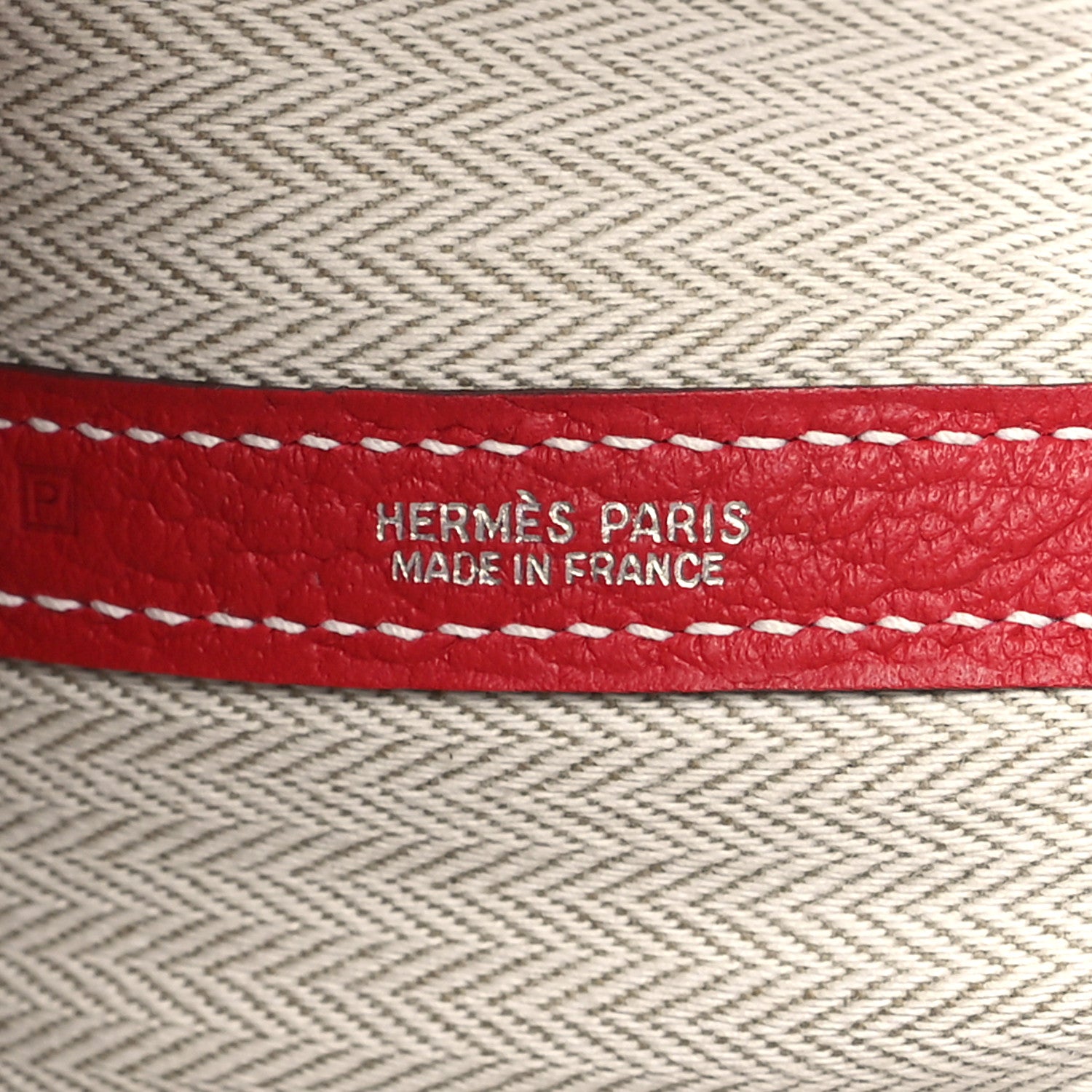 Hermes Negonda Garden Party 30 TPM Rouge Casaque 6 of 9