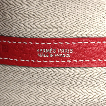Hermes Negonda Garden Party 30 TPM Rouge Casaque 6 of 9