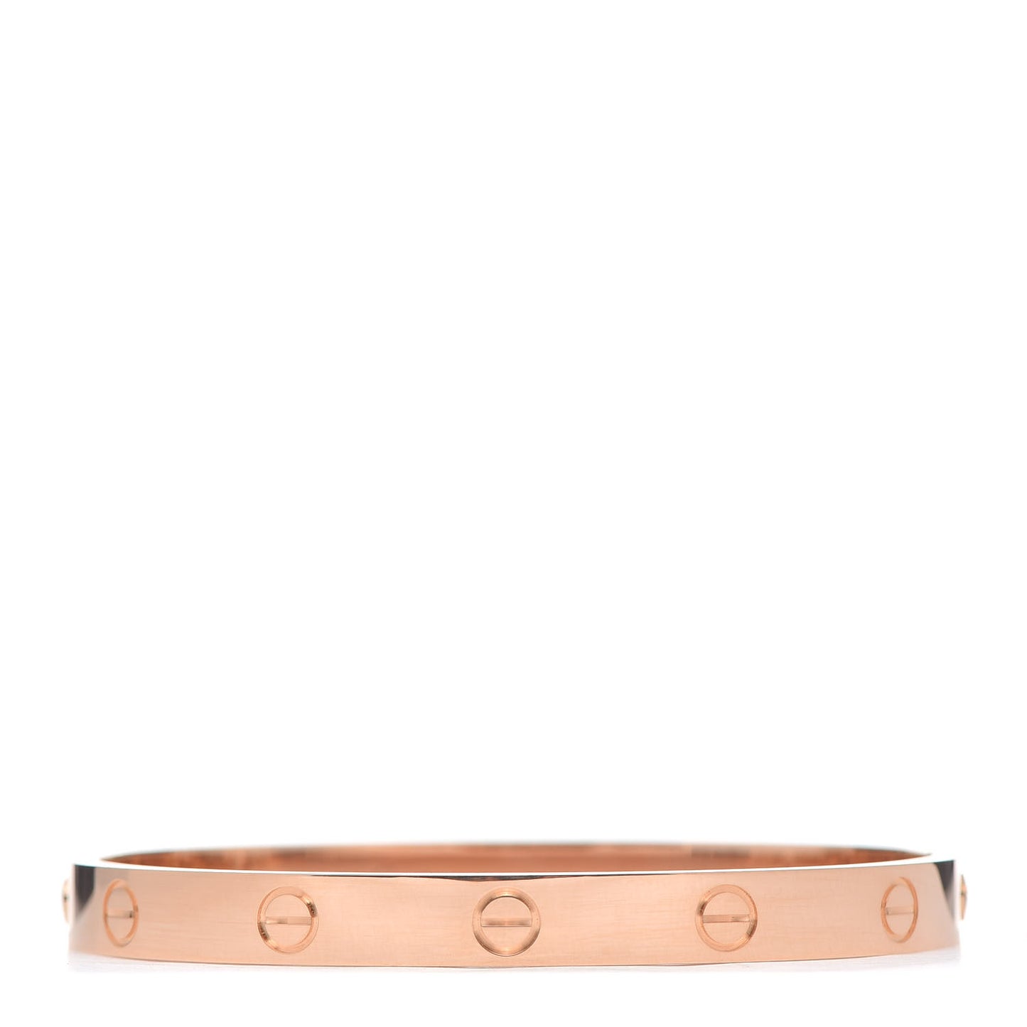 18K Pink Gold LOVE Bracelet 17