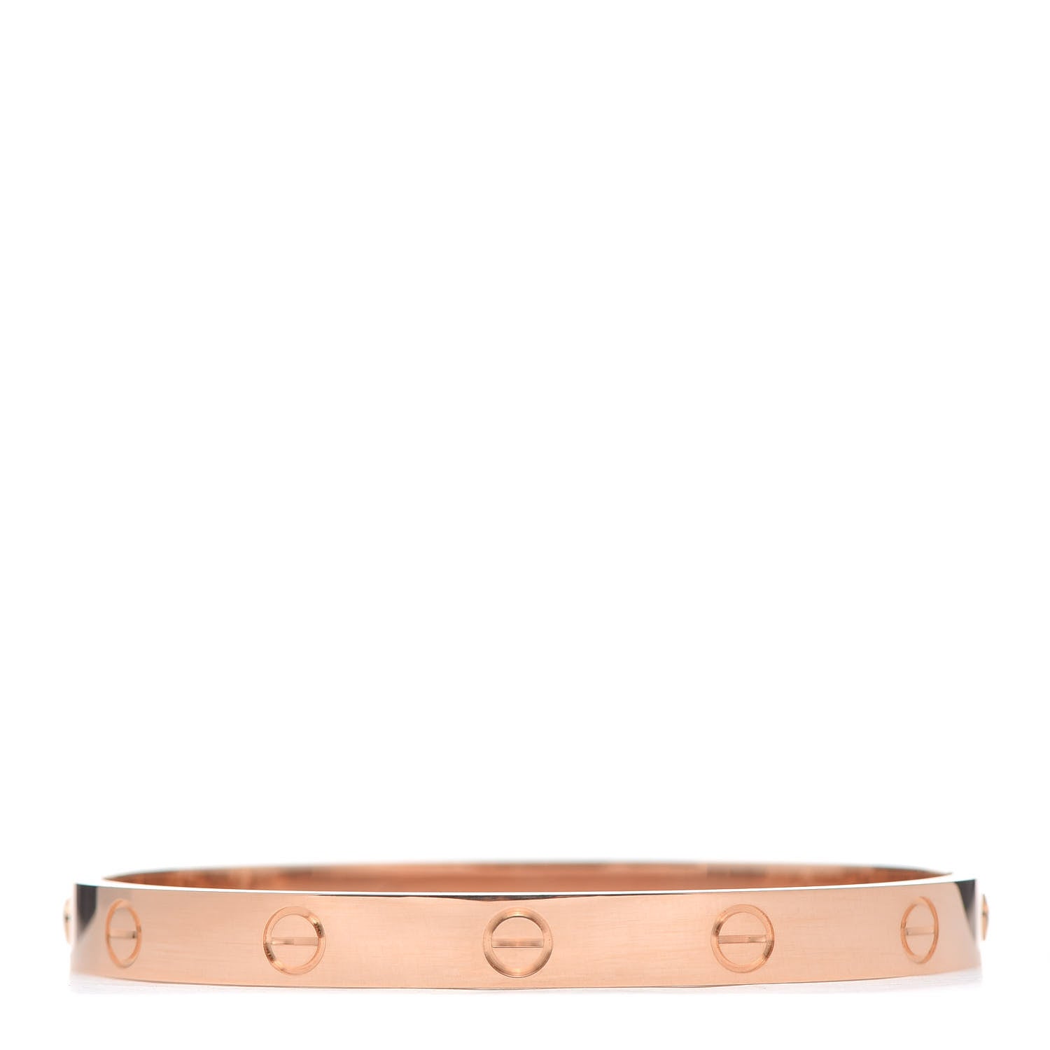 Cartier 18K Pink Gold LOVE Bracelet 17 3 of 7