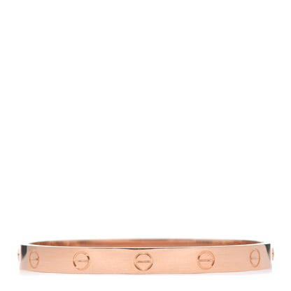 Cartier 18K Pink Gold LOVE Bracelet 17 3 of 7
