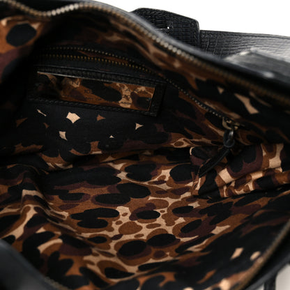 Balenciaga Lizard Embossed First Black 4 of 9