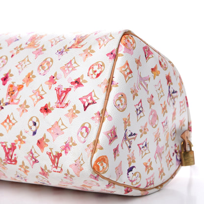 Louis Vuitton Watercolor Aquarelle Speedy 35 White 8 of 19