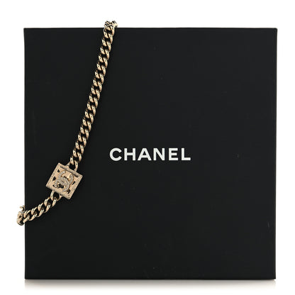 Chanel Metal Crystal CC Choker Gold 5 of 5