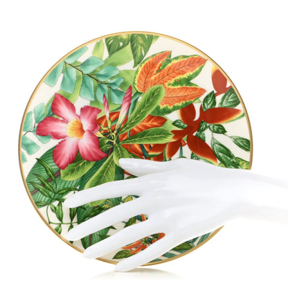 Hermes Porcelain Passifolia Dessert Plate N°2 Set of 2 2 of 6