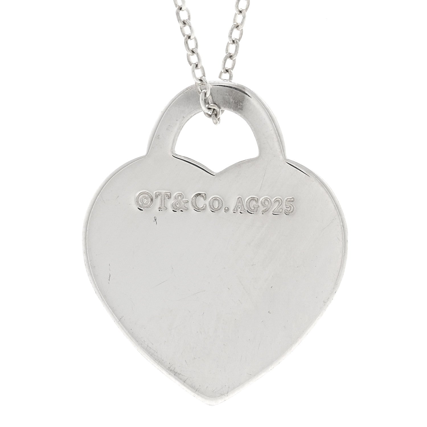 Tiffany Sterling Silver Small Return to Tiffany Heart Pendant Necklace 4 of 4