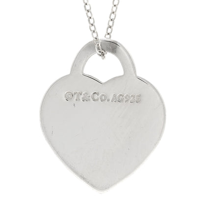 Tiffany Sterling Silver Small Return to Tiffany Heart Pendant Necklace 4 of 4