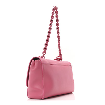 Mulberry Classic Grain Medium Lily Flap Geranium Pink 2 of 9