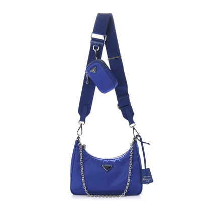 Prada Nylon Re-Edition 2005 Shoulder Bag Indaco 1 of 10