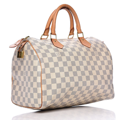 Louis Vuitton Damier Azur Speedy 30 3 of 18