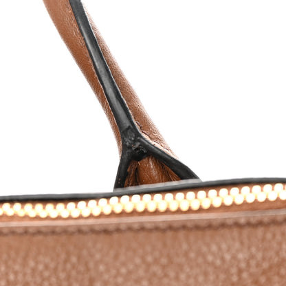 Prada Vitello Daino Shopping Tote Brown 14 of 15