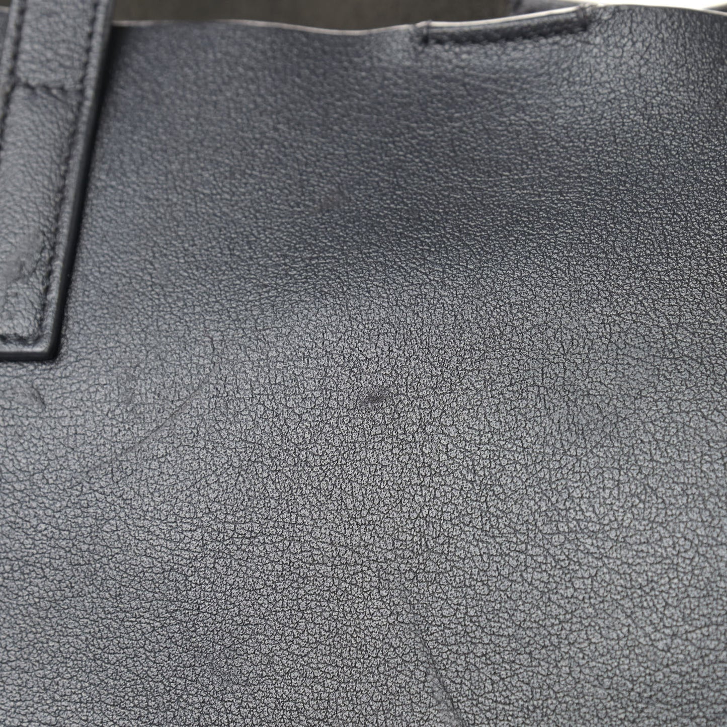 Calfskin Large Shopping Tote Black Earth