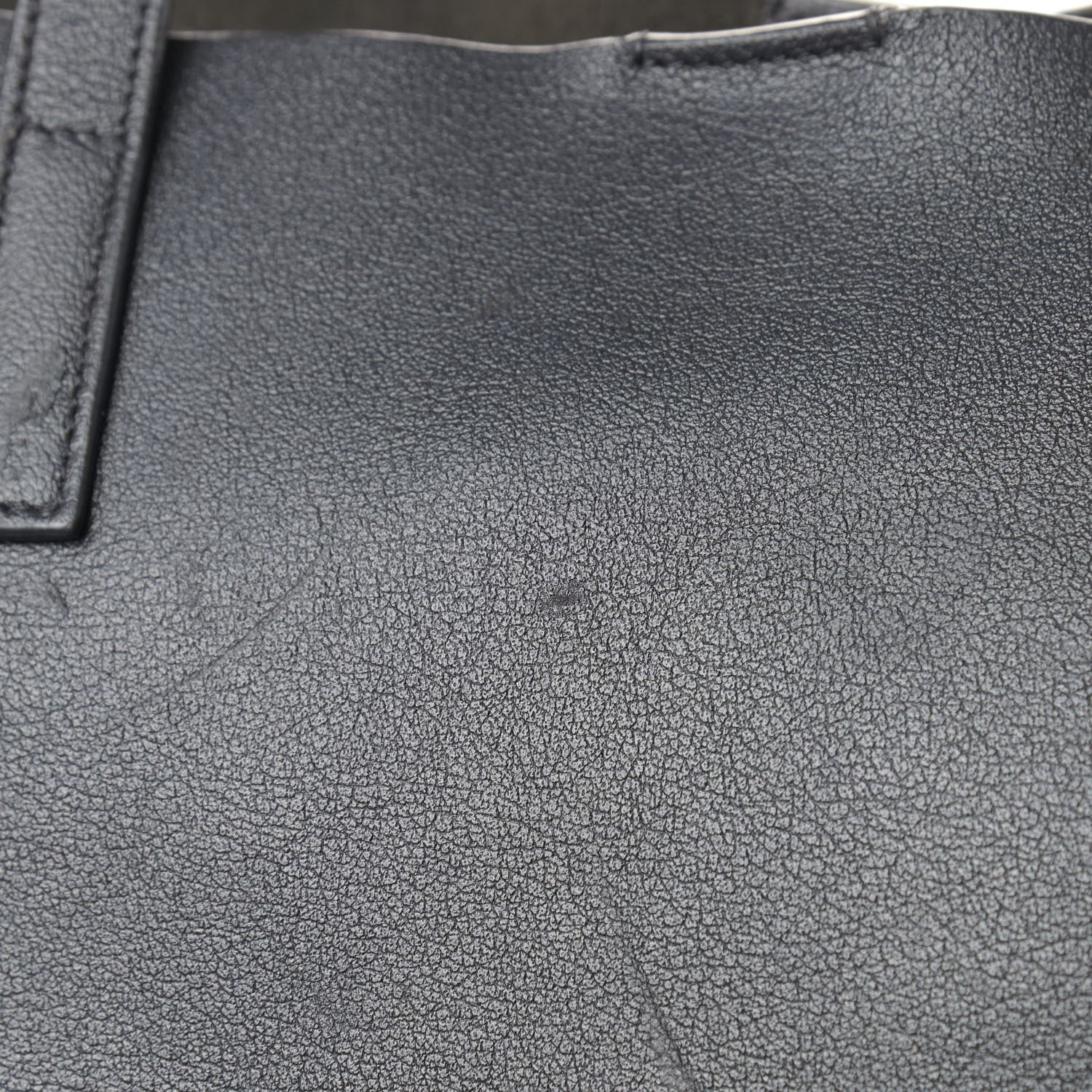 Saint Laurent Calfskin Large Shopping Tote Black Earth 16 of 18