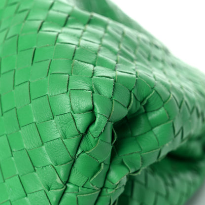 Bottega Veneta Nappa Maxi Intrecciato The Pouch Oversized Clutch Racing Green 11 of 15
